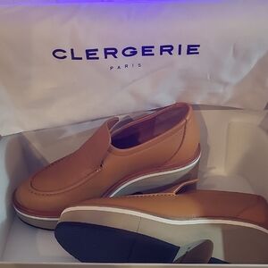 Robert Clergerie Camel Platform Loafers
